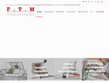 Tablet Screenshot of ftm-technologies.com